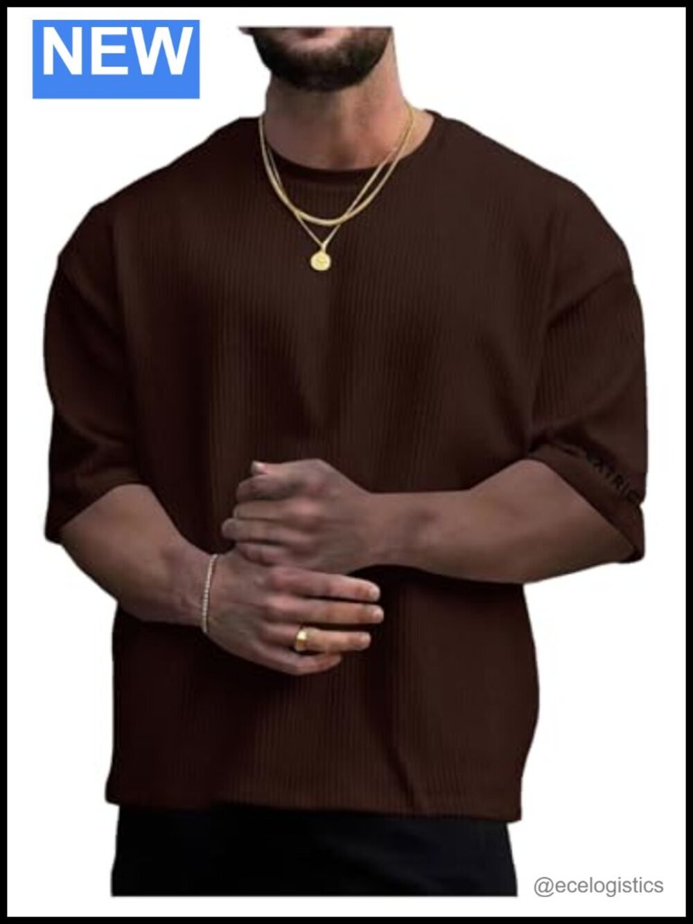 Oversized Drop Shoulder Baggy Cropped T-Shirt Heavyweight